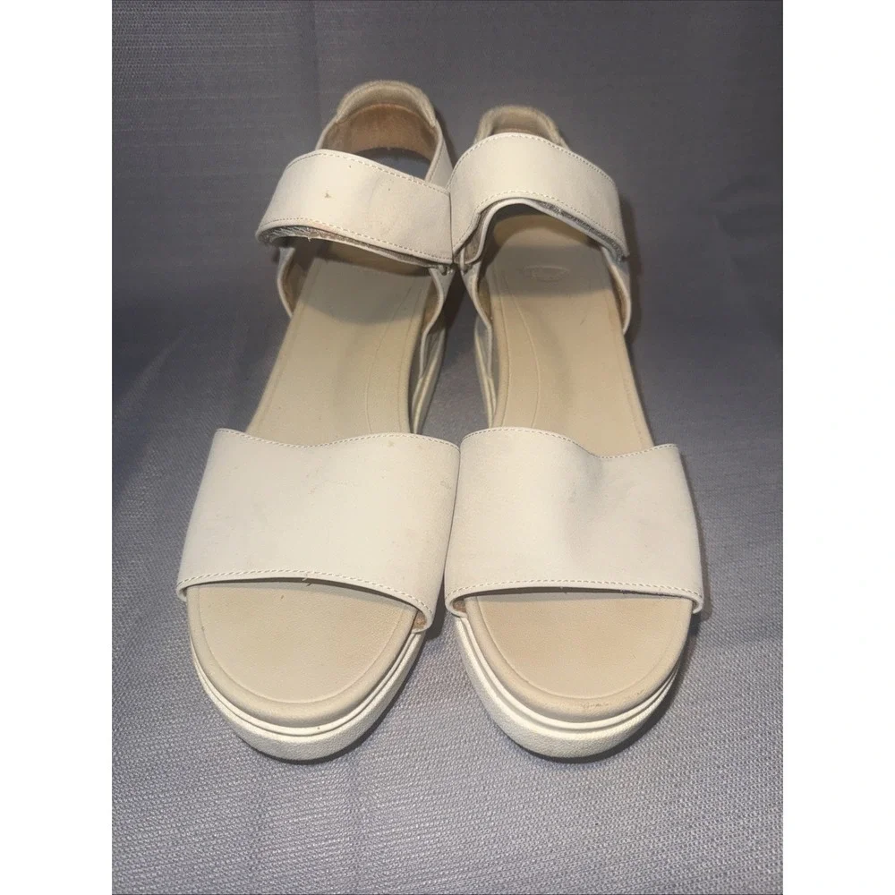 Dr. Scholls Women's SAMM Strappies Sandal Size 9.5 Tan Wedge‎ Heel